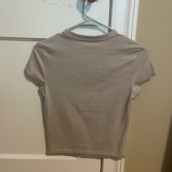 Women's beige seamless top - Picture 3 of 5